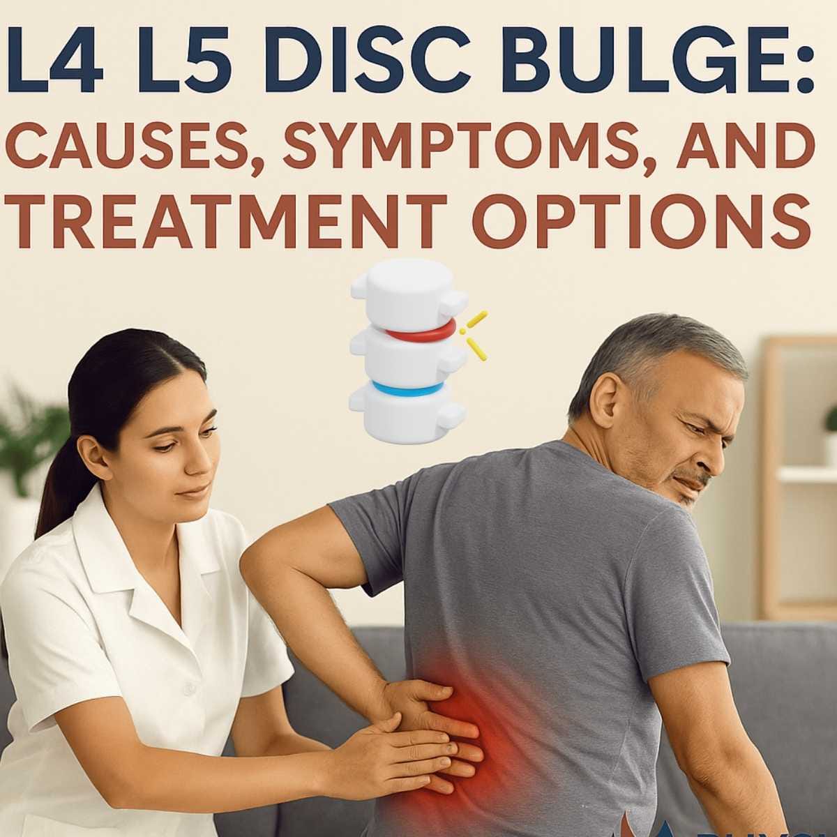 Learn about Causes, Symptoms, and Treatment Options of l4 l5 disc bulge with Physio at Home